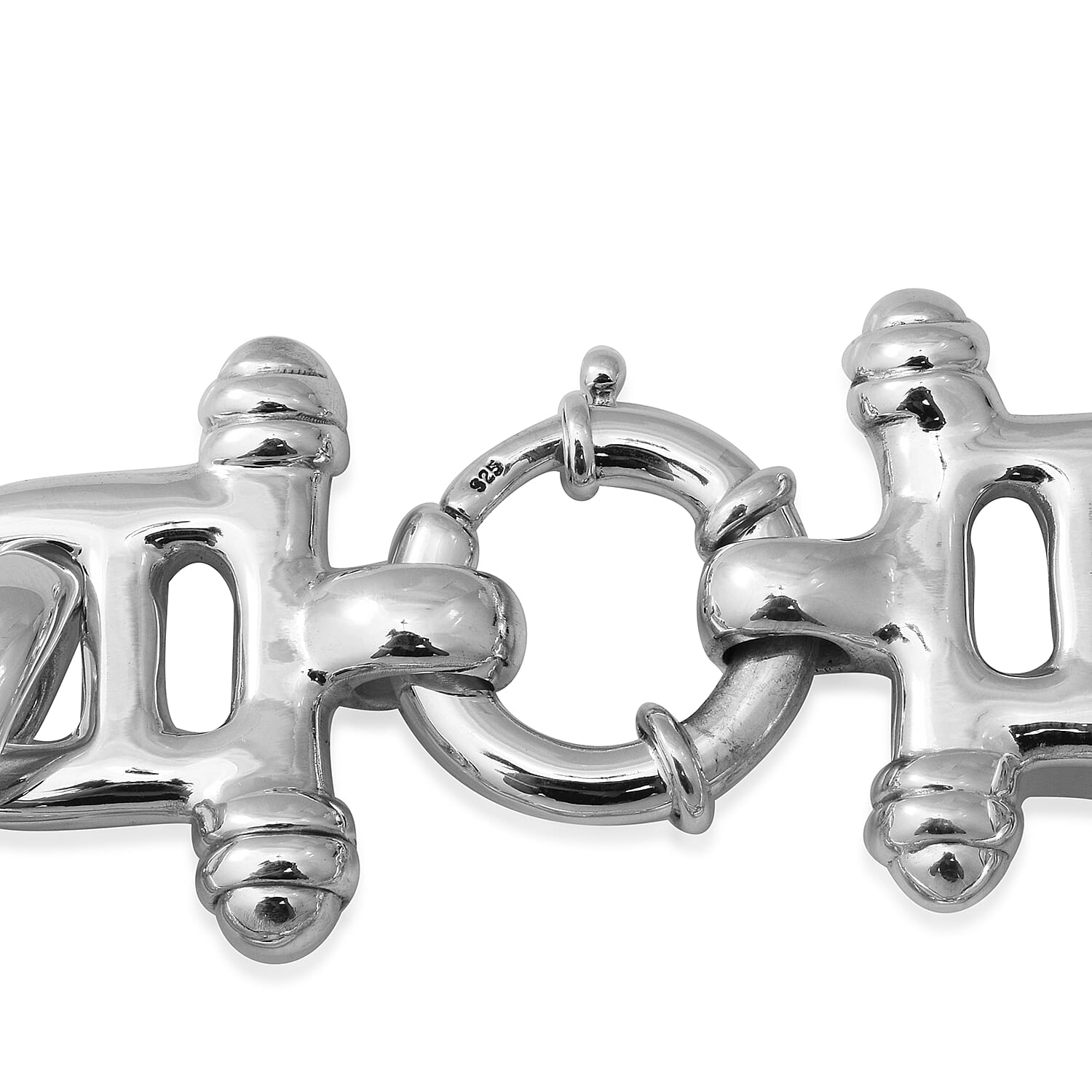 Sterling Silver Bracelet (Size 8), Silver wt 23.61 Gms