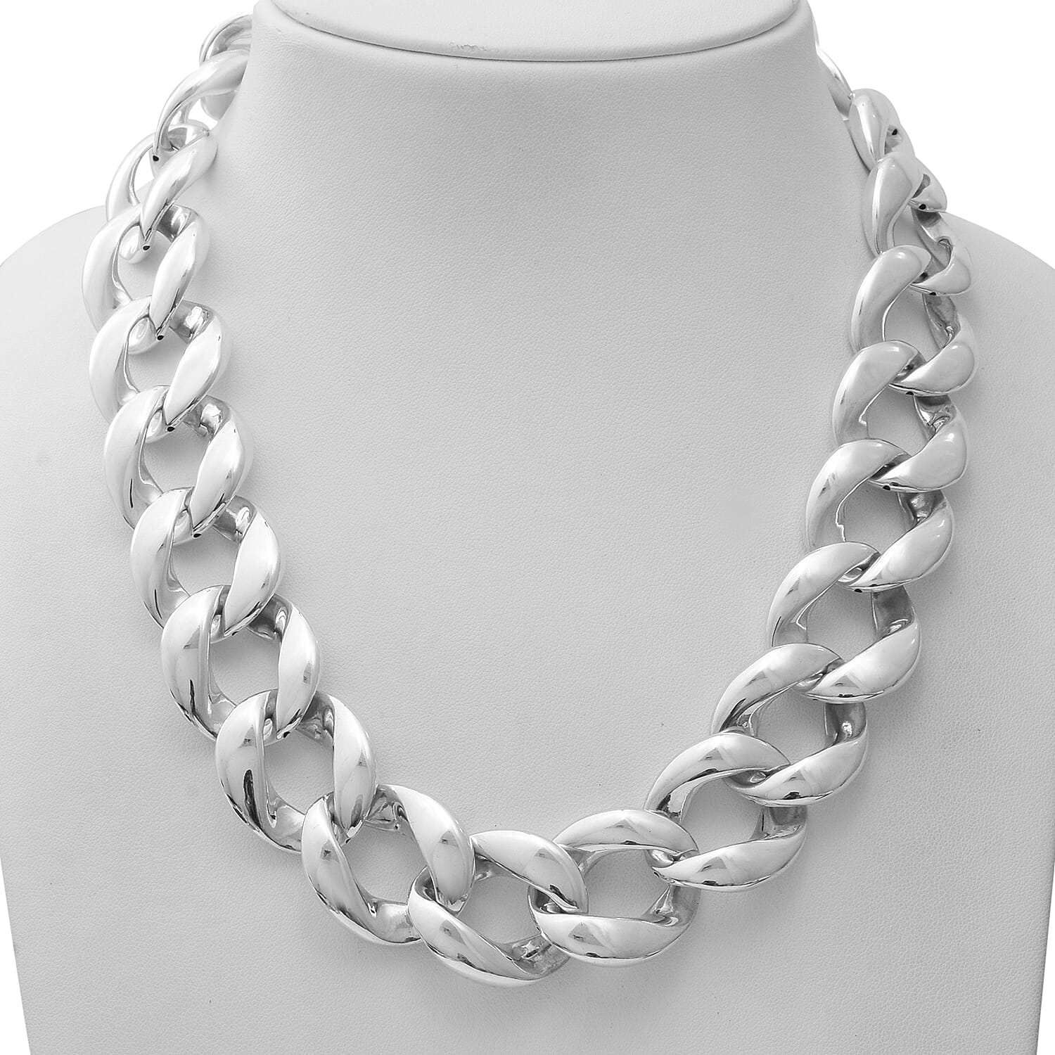 Sterling Silver Necklace (Size 20.5), Silver wt 63.00 Gms