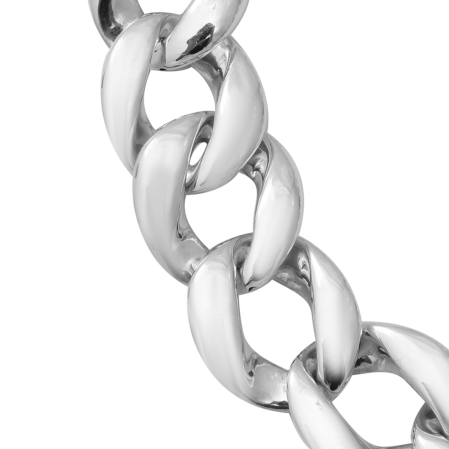 Sterling Silver Necklace (Size 20.5), Silver wt 63.00 Gms