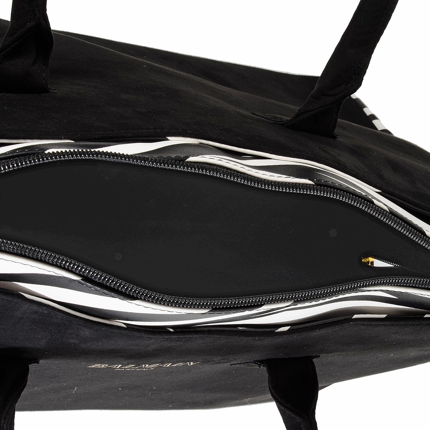 Balmain Generique Weekend Bag (Size 45x18x30 Cm) - Black and White