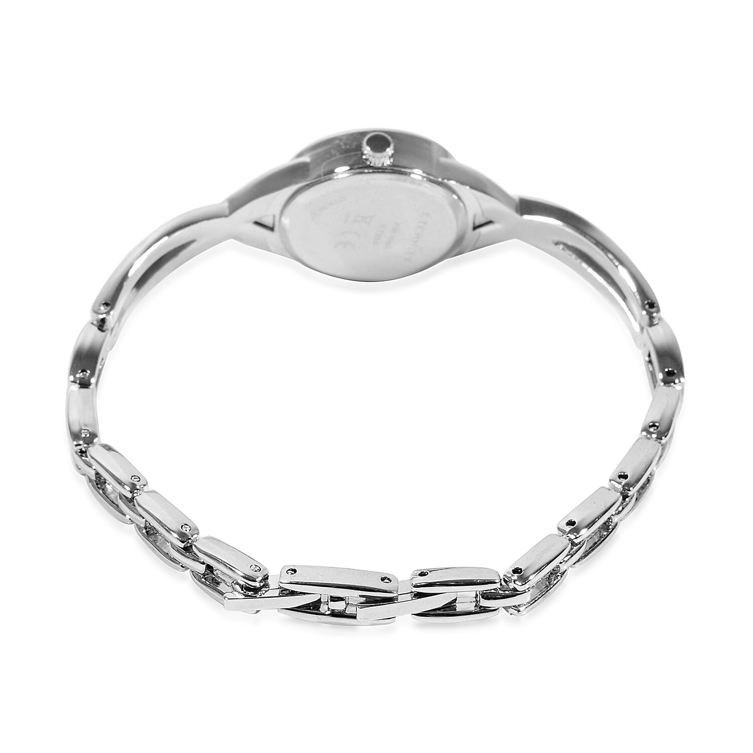 ETERNITY  Studded Ladies Bracelet Watch (Size 7.5) in Silver Tone