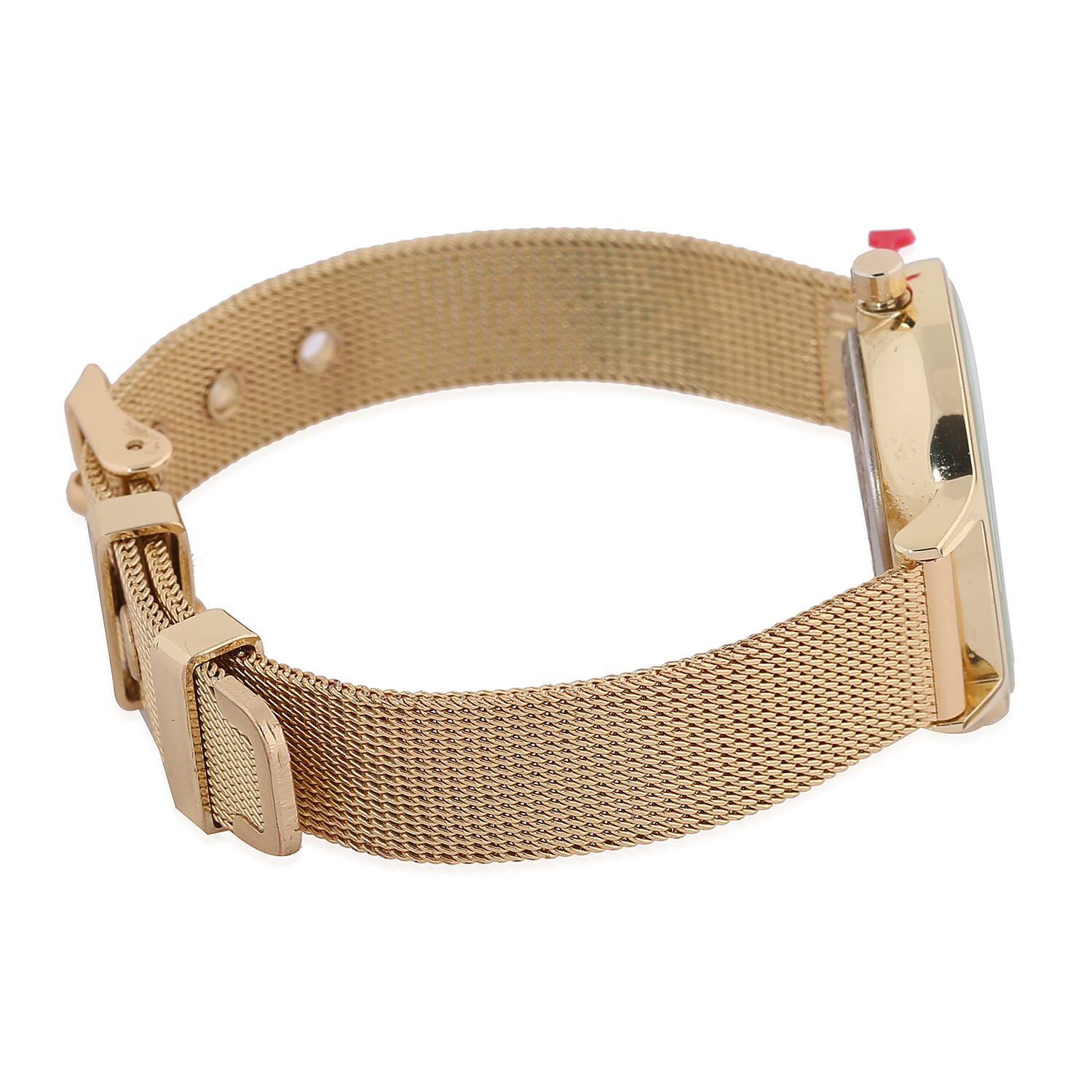 DIAMOND & CO LONDON - Diamond Studded Watch with Mesh Style Strap - Gold Tone