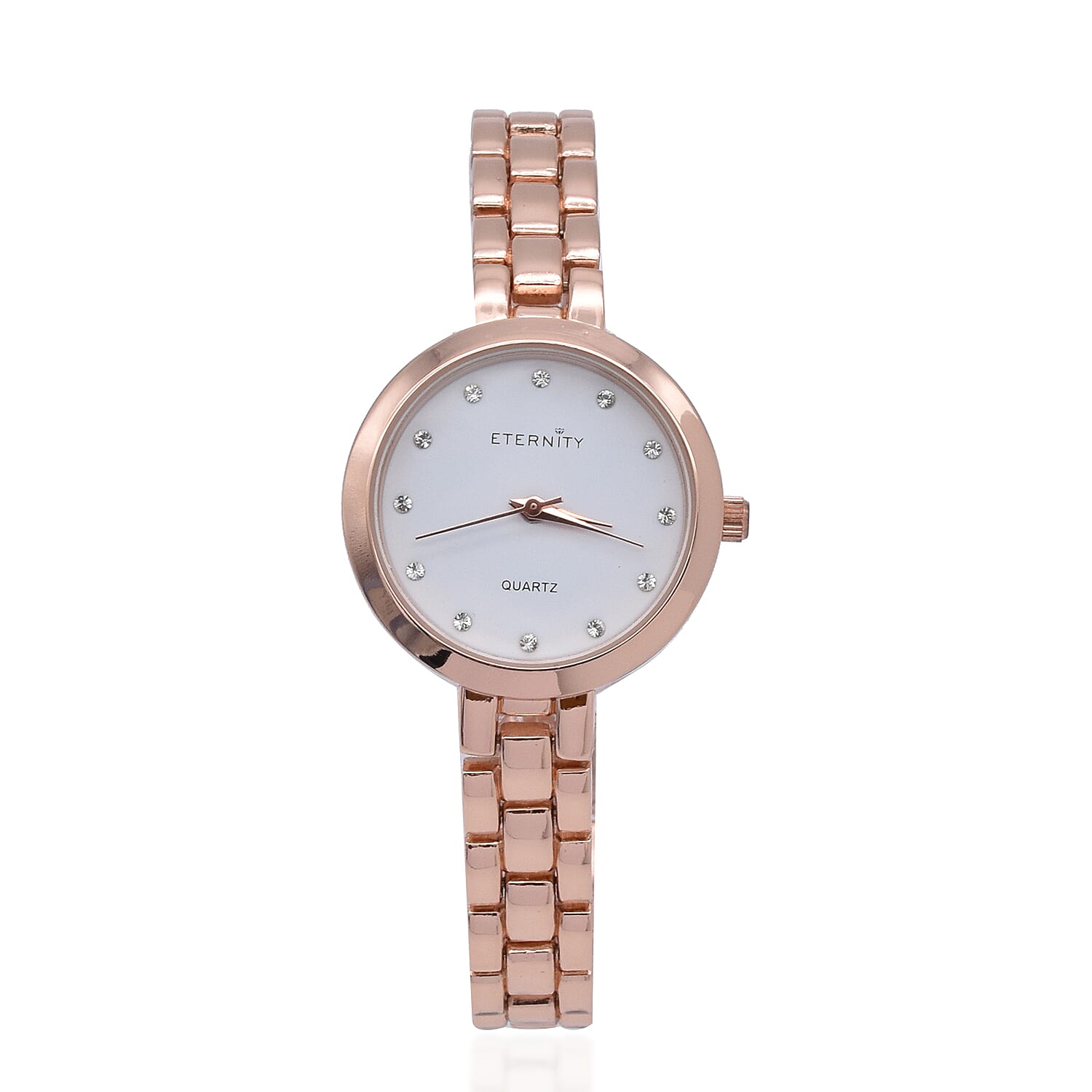 ETERNITY  Studded Ladies Watch in Rose Gold Tone