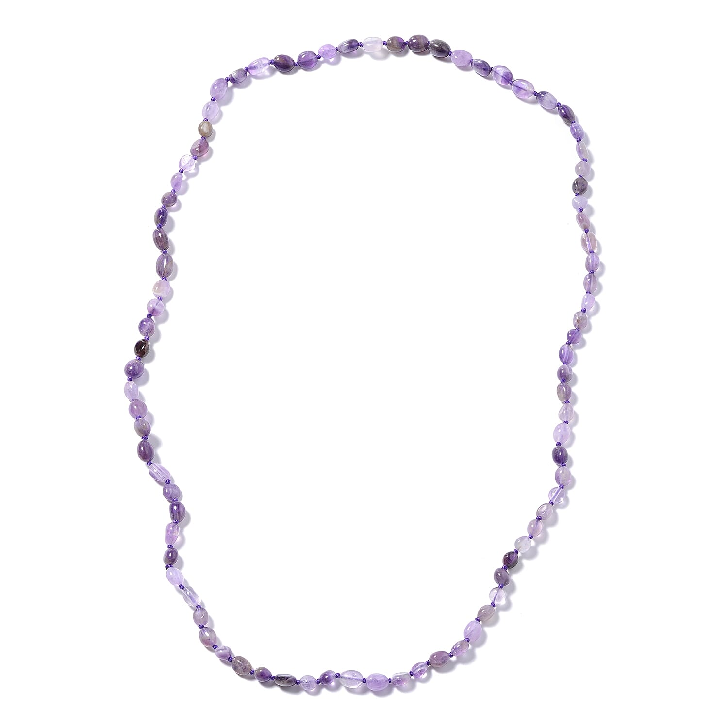 Amethyst Beads Necklace (Size 30) 183.90 Ct.