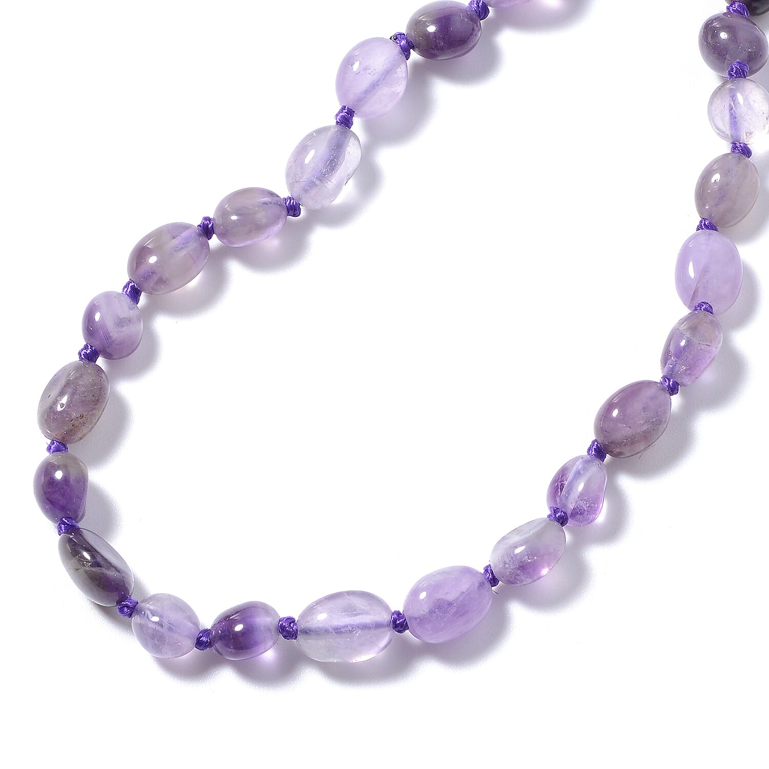 Amethyst Beads Necklace (Size 30) 183.90 Ct.