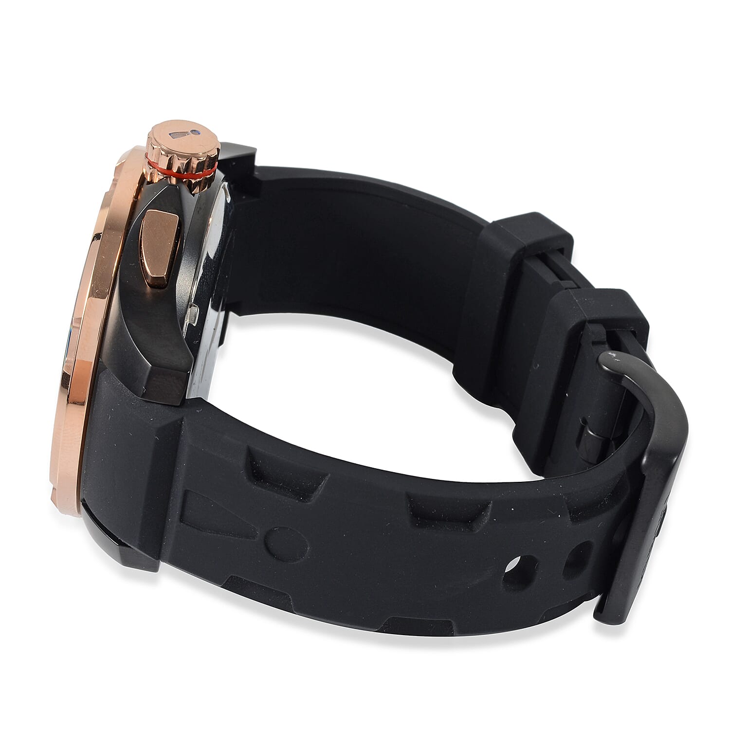 KYBOE Alpha Collection - Steel Rose Noir 48MM LED Watch- 100M Water Resistance