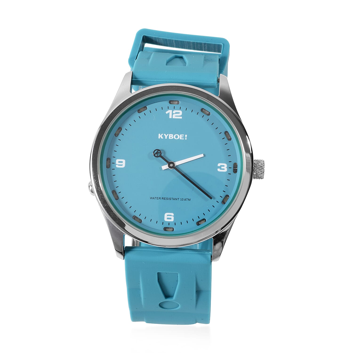 KYBOE Evolve Collection - Tile Blue Slimline 41MM LED Watch- 100M Water Resistance