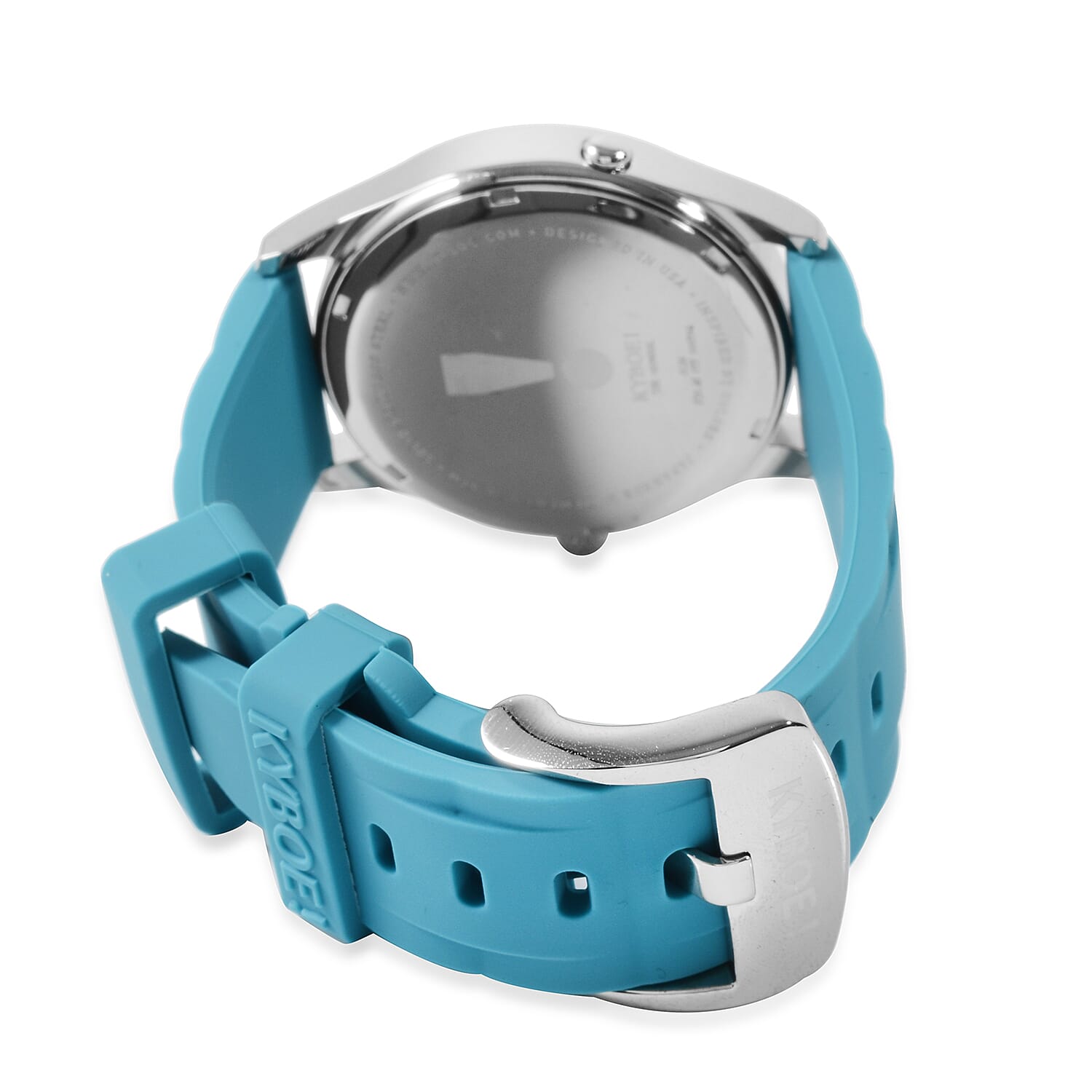 KYBOE Evolve Collection - Tile Blue Slimline 41MM LED Watch- 100M Water Resistance