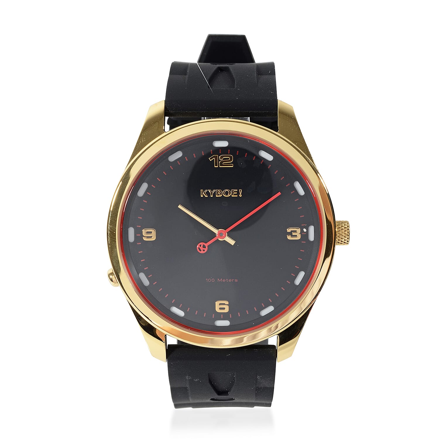KYBOE Evolve Collection Slim 100M Water Resistant Watch - Black and Gold Tone
