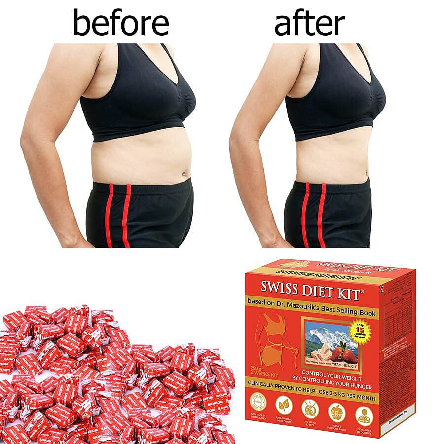 SWISS DIET KIT 2 Weeks PACK 250G in Strawberry Flavor