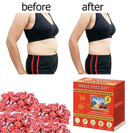 SWISS DIET KIT - Strawberry Flavour Dietary Candies Refill Pack (250g)