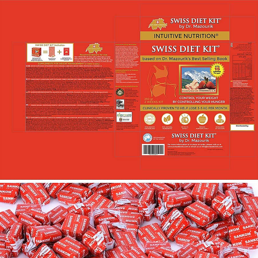 SWISS DIET KIT 2 Weeks PACK 250G in Strawberry Flavor