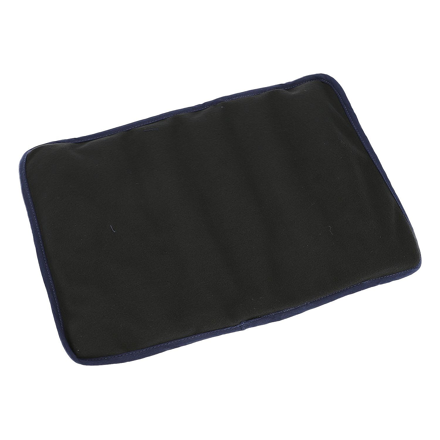 Shungite Mat with Cover (Size 12.7x10 inch) weight - 1.01 lbs - Black