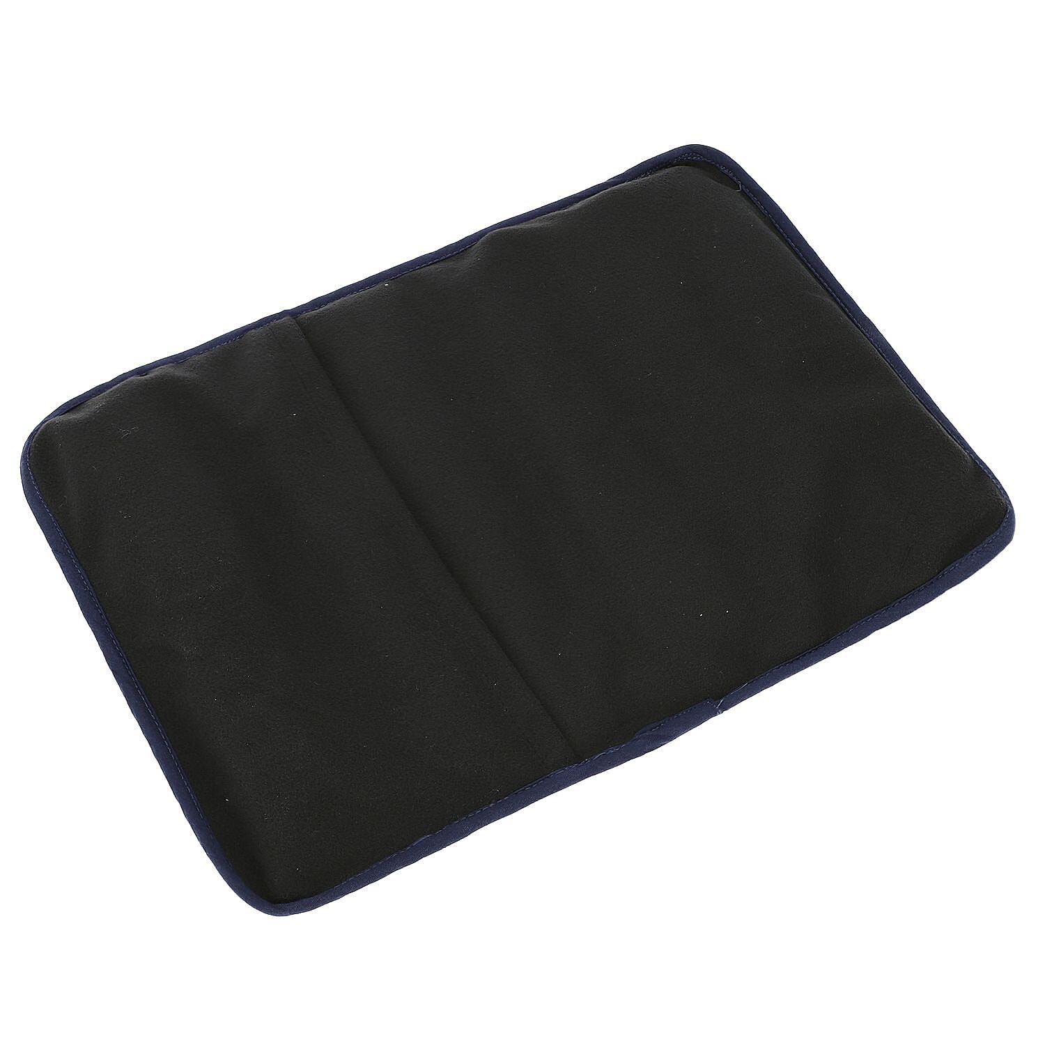 Shungite Mat with Cover (Size 12.7x10 inch) weight - 1.01 lbs - Black