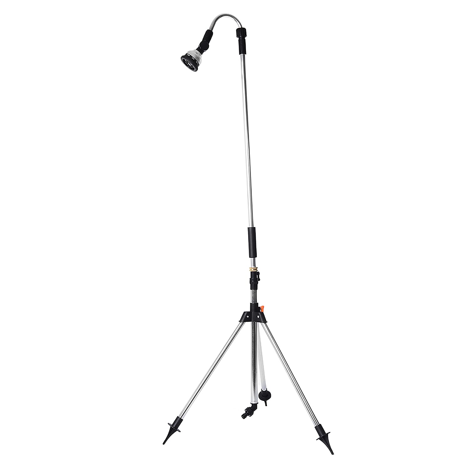 Multi Functional Portable Outdoor Shower Stand with Adjustable Shower Head and Height (L- 180 Cm)