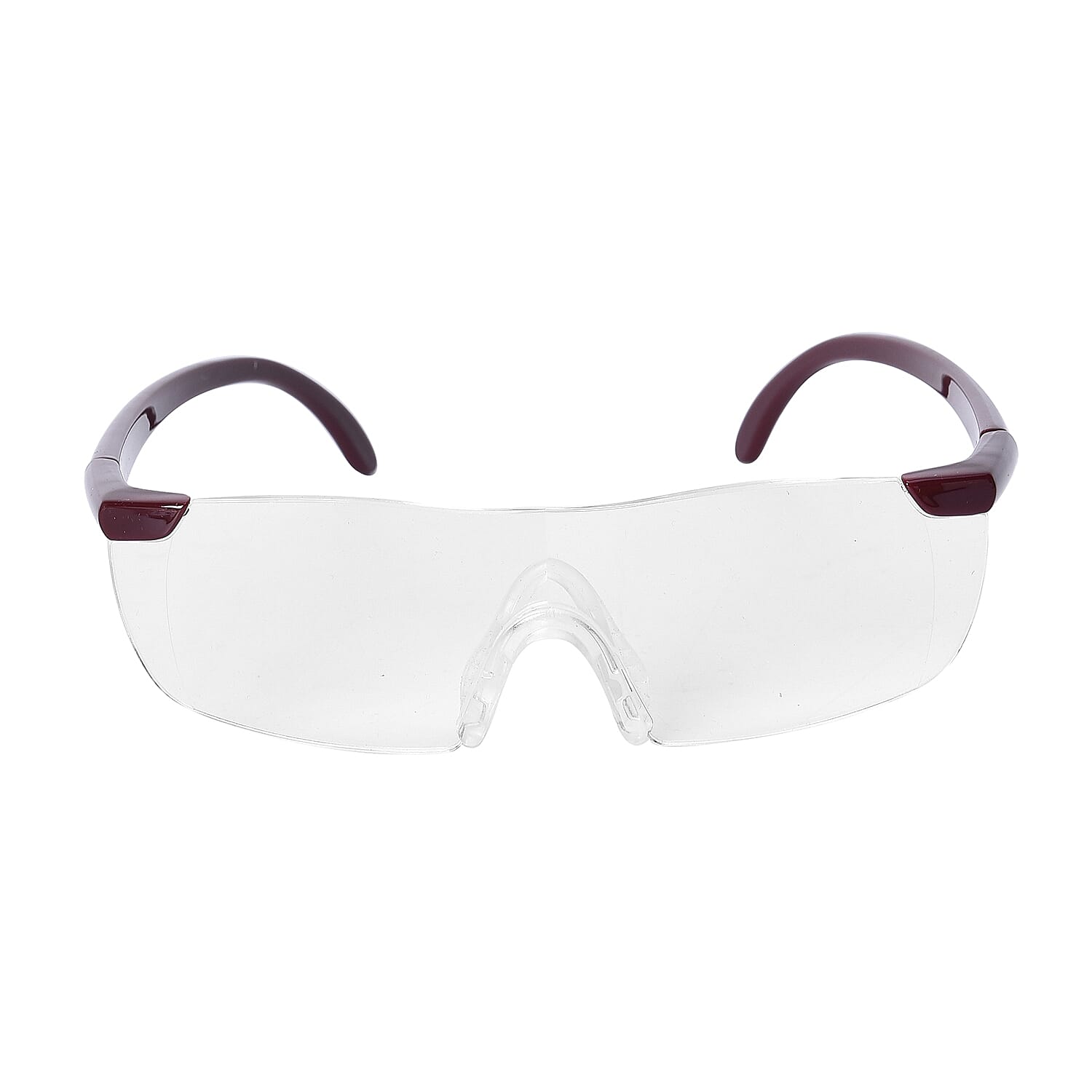 2 Piece Set - Big Vision Magnifying Glasses and Shungite Beads Strings/ Necklace 150ct (Size 32) -160%- Red Colour