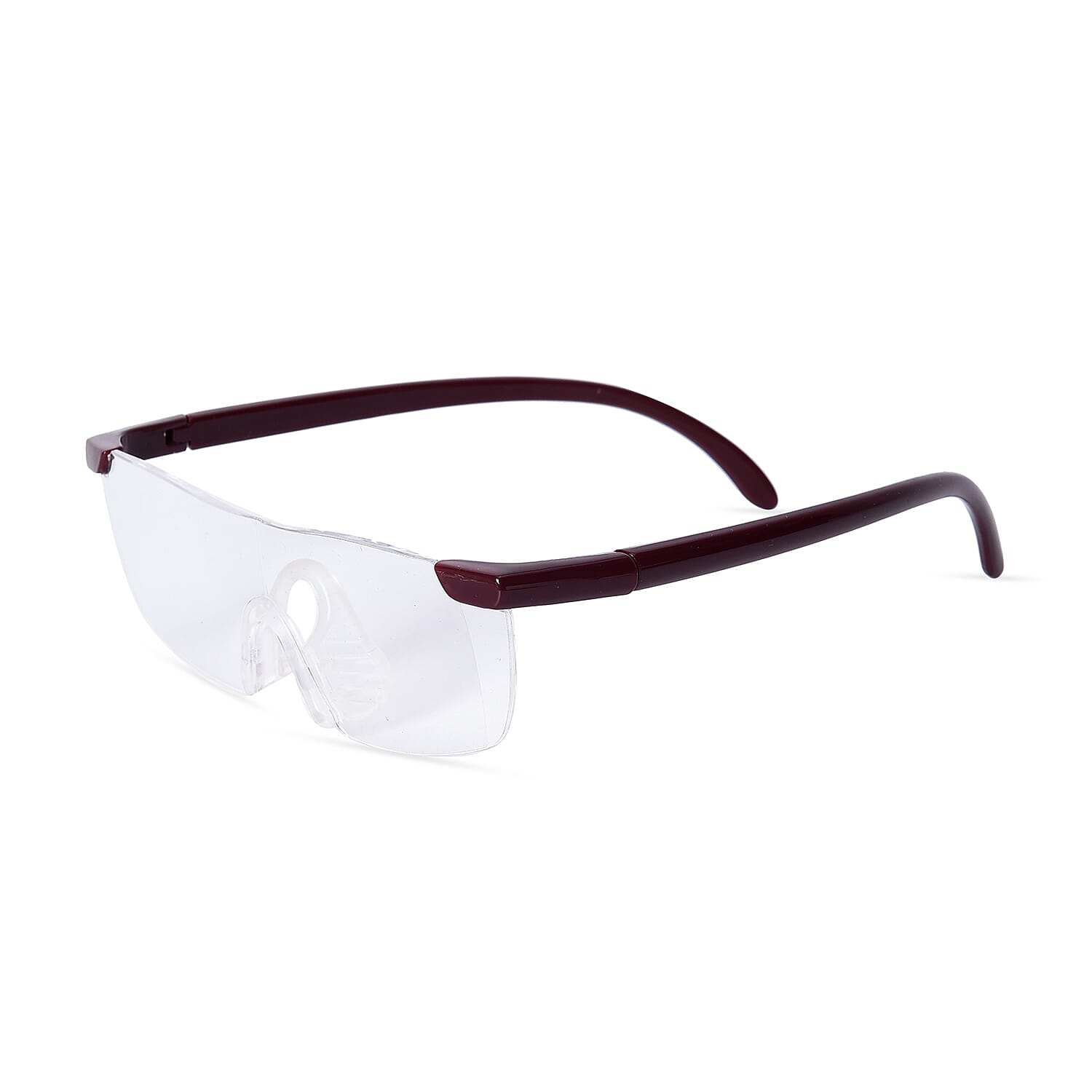 2 Piece Set - Big Vision Magnifying Glasses and Shungite Beads Strings/ Necklace 150ct (Size 32) -160%- Red Colour