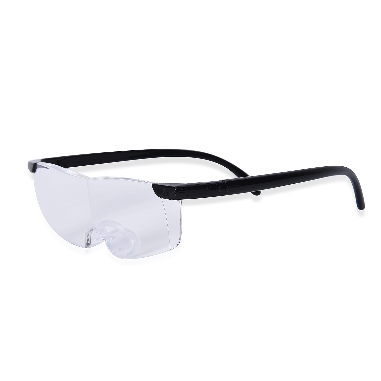 2 Piece Set - Big Vision Magnifying Glasses and Shungite Beads Strings/ Necklace 150ct (Size 32) -160%- Black Colour