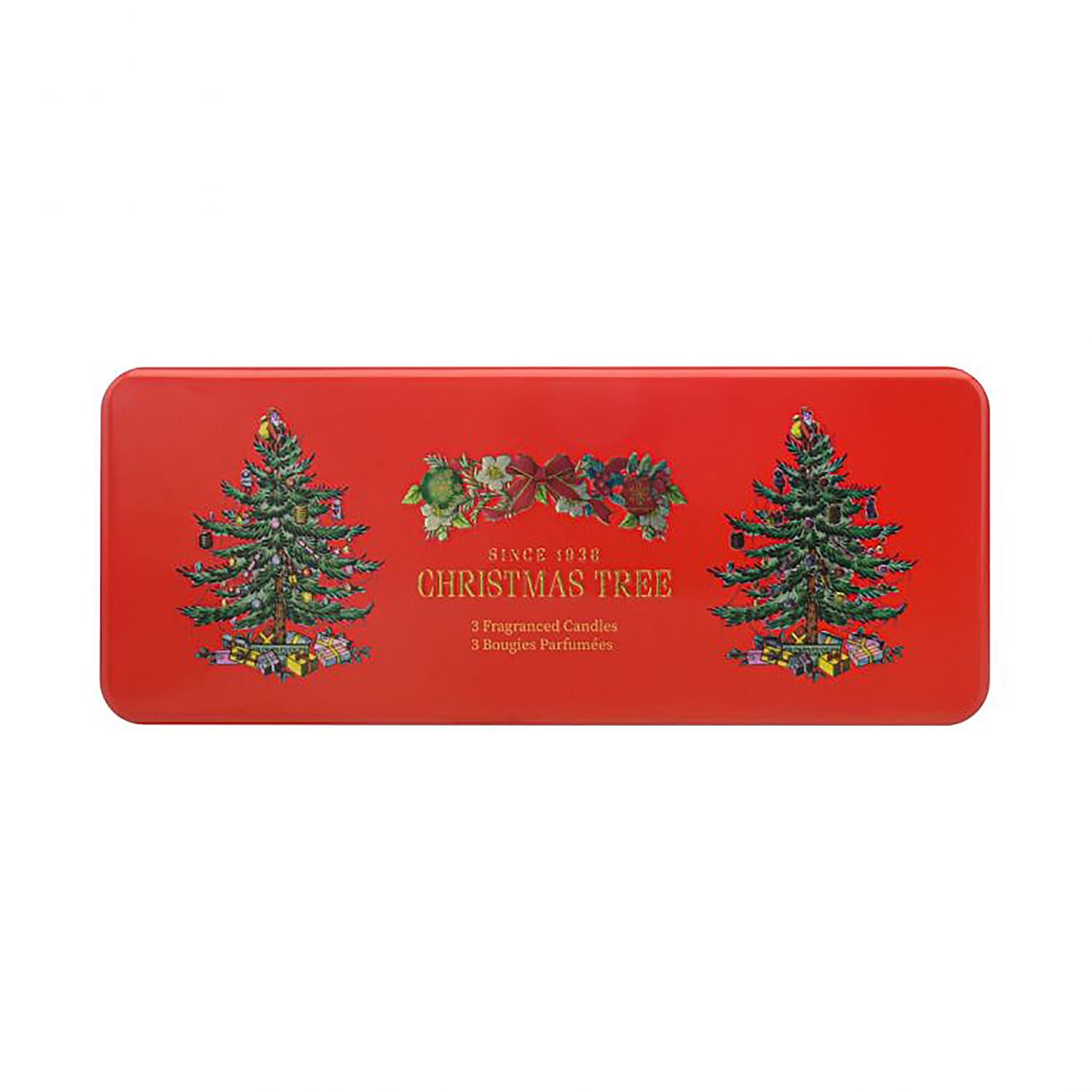 Wax Lyrical: Christmas Tree Votive Candles in Gift Set Tin (3 Candles)