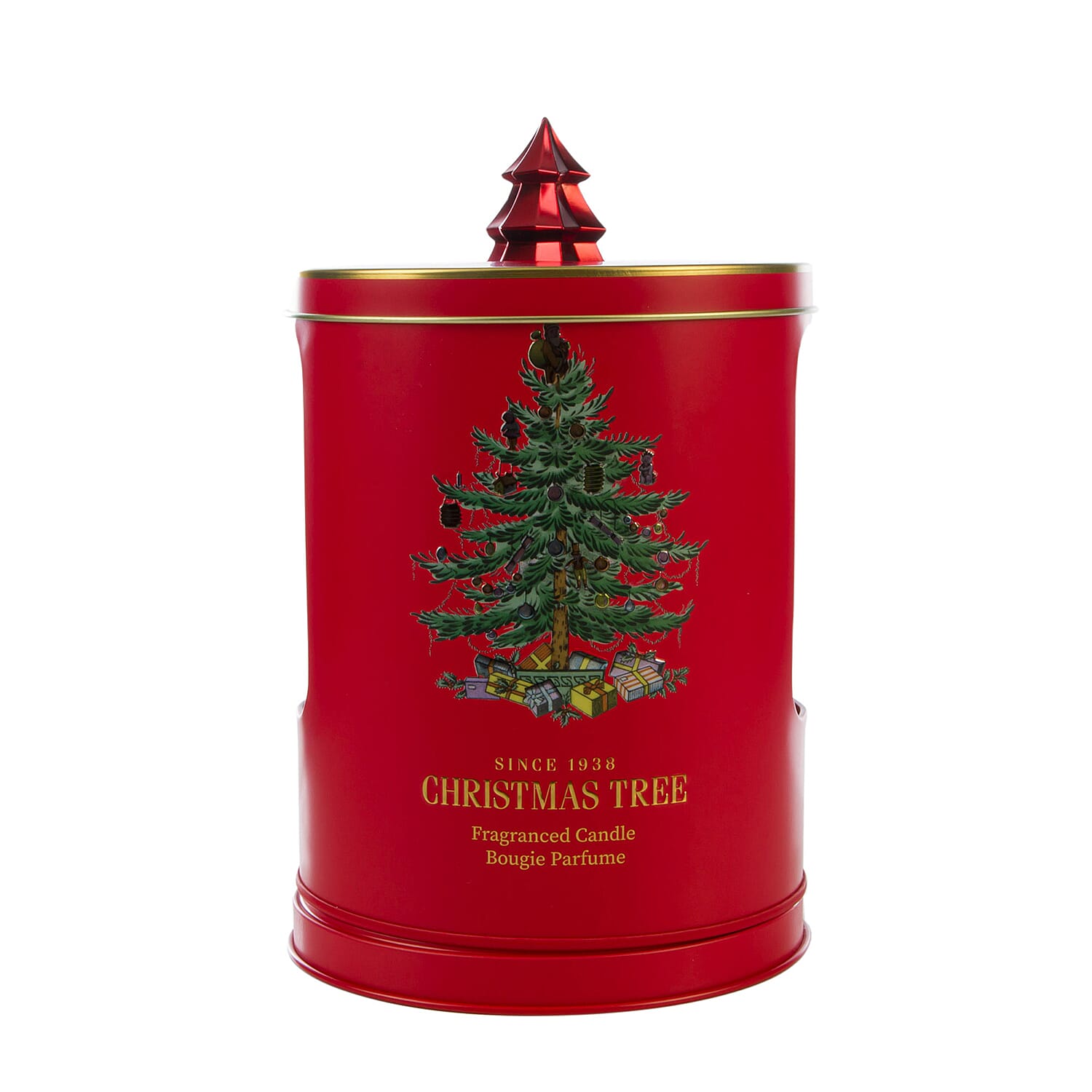 Wax Lyrical: Christmas Tree Wax Candle in Musical Tin