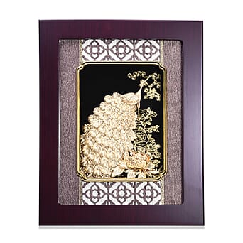 https://tjcuk.sirv.com/Products/35/3/3532928/Home-Decor-24K-Gold-Plated-Peacock-Wooden-Frame_3532928.jpg?w=342&h=342
