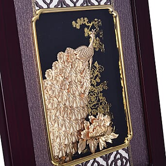 https://tjcuk.sirv.com/Products/35/3/3532928/Home-Decor-24K-Gold-Plated-Peacock-Wooden-Frame_3532928_2.jpg?w=342&h=342