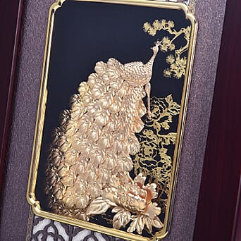 https://tjcuk.sirv.com/Products/35/3/3532928/Home-Decor-24K-Gold-Plated-Peacock-Wooden-Frame_3532928_3.jpg?w=342&h=342