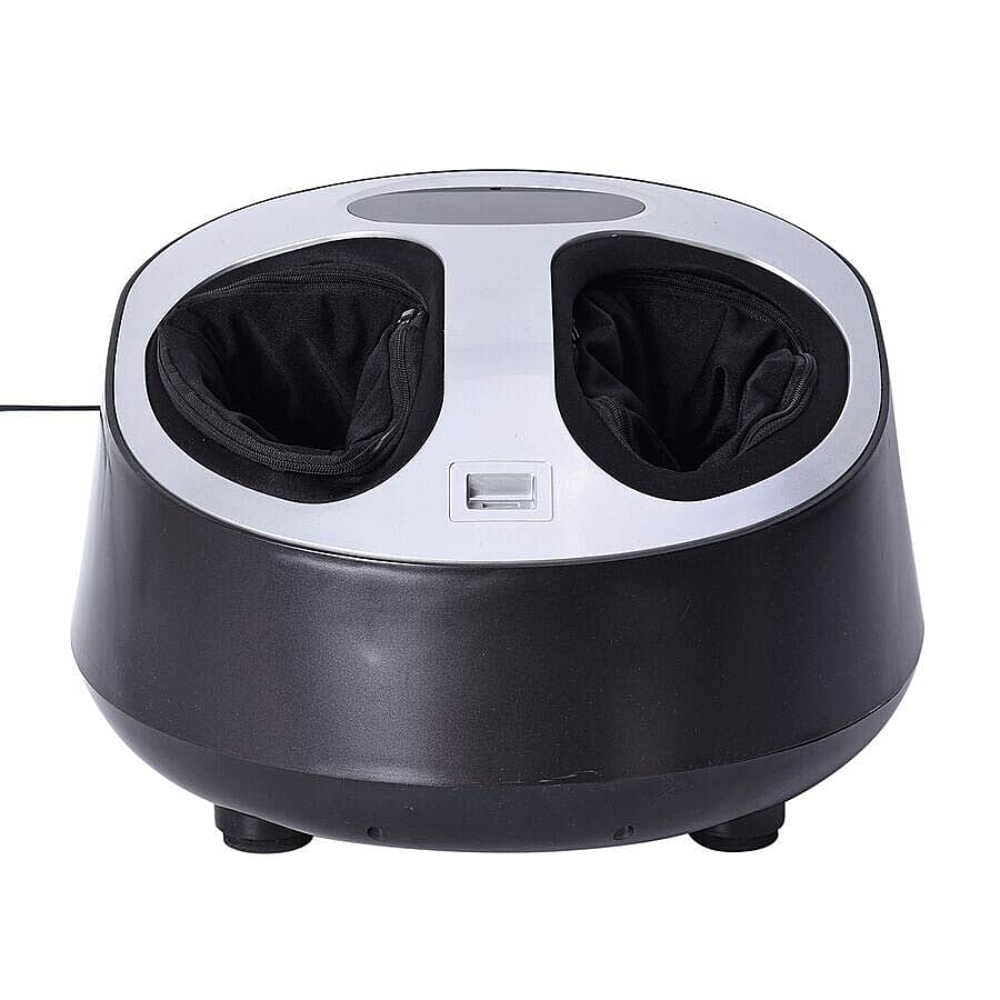 Multi-Functional Shiatsu Home Foot Massager with LED Display - Grey and Black