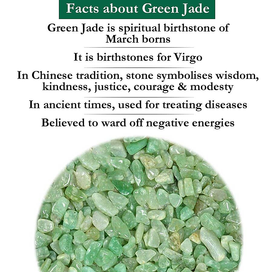 The 5th Season - Pure Jasmine -  Scented Green Jade in Gift Box with Essential Oil