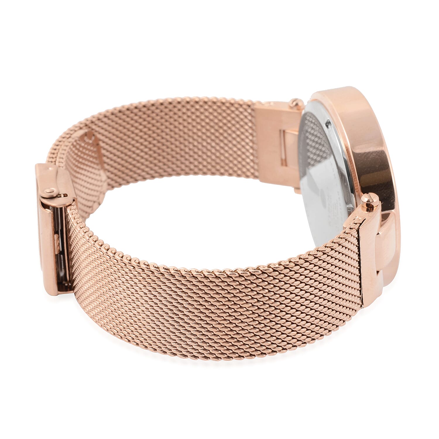 KYBOE Lago Rosa 12 Glowing Diamonds Studded LED Watch - Rose - 36mm dial