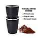 Portable Coffee Grinder (Size 8.6x18.6 cm) - Black