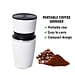 Portable Coffee Grinder (Size 8.6x18.6 cm) - White