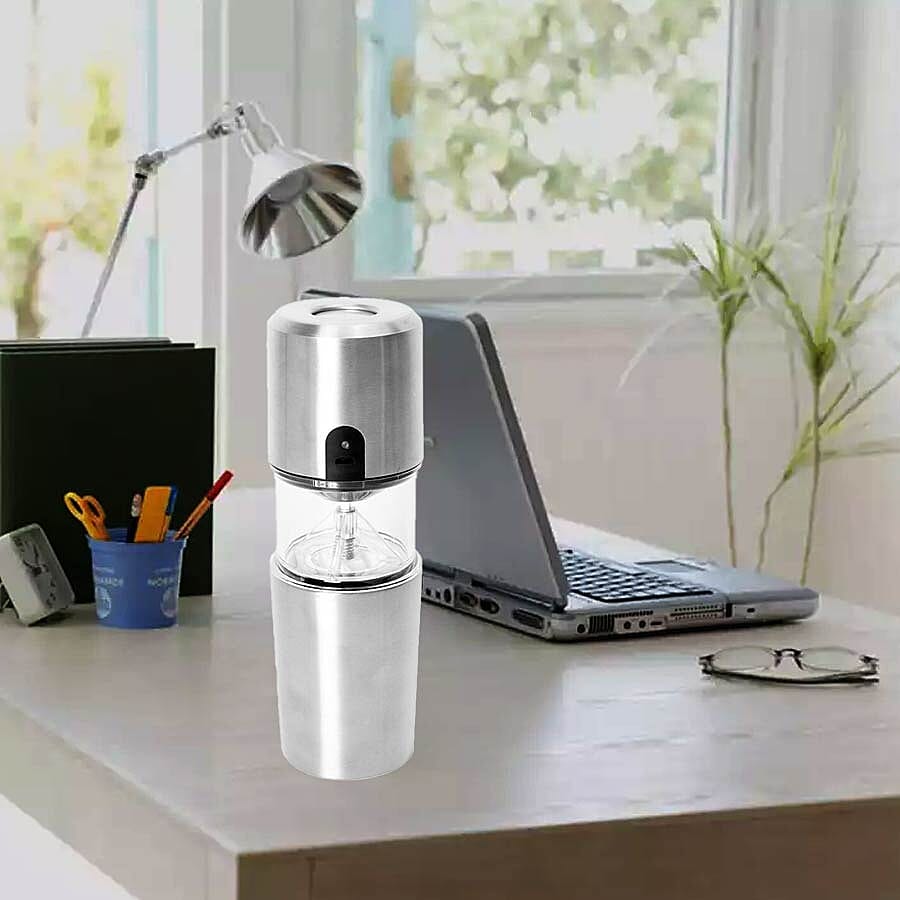 Portable and Rechargeable Coffee Grinder (Size 7.6x22.7 cm)