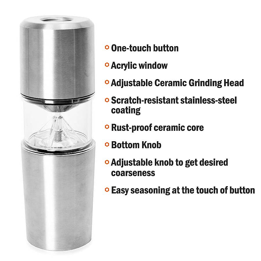 Portable and Rechargeable Coffee Grinder (Size 7.6x22.7 cm)