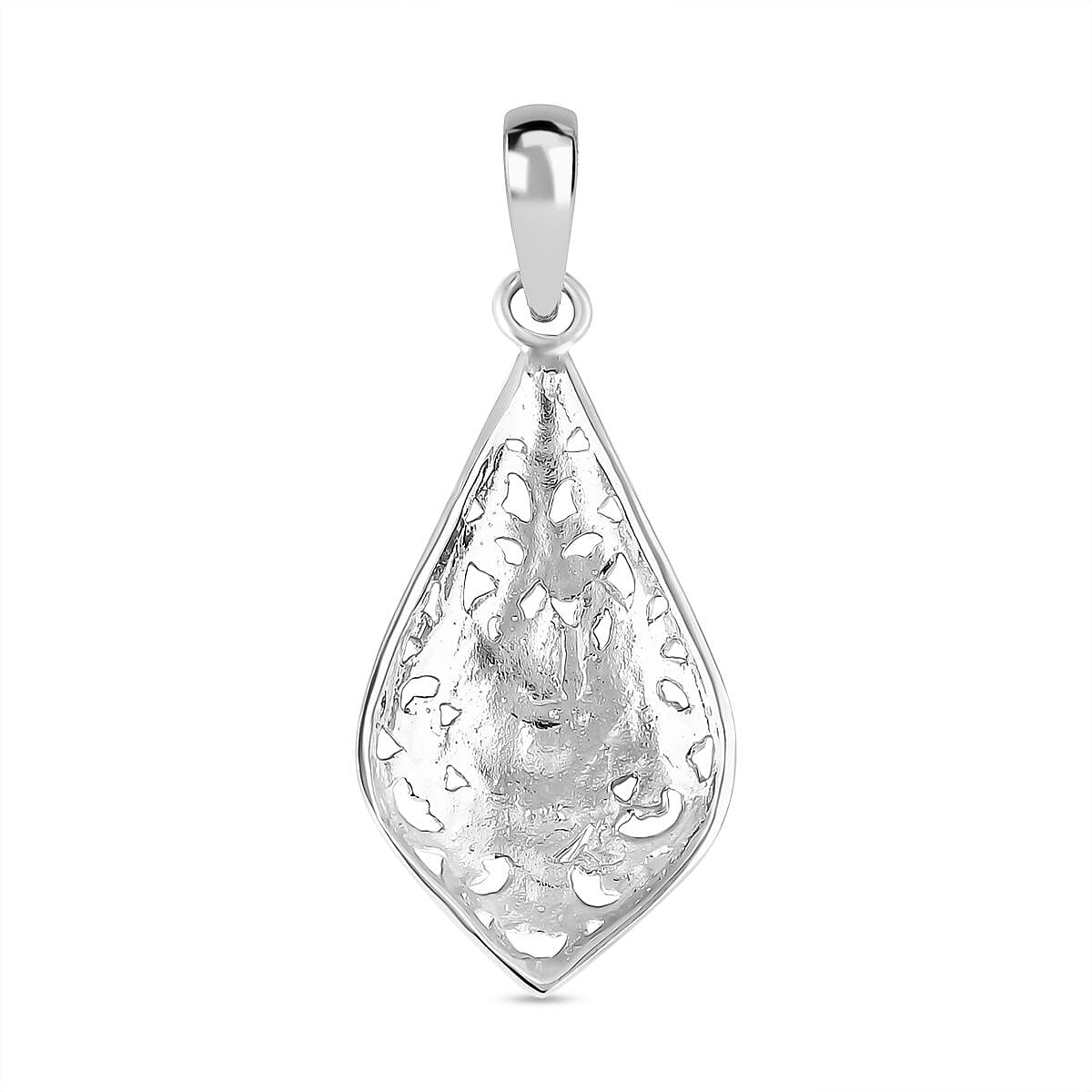 Royal Bali Collection - Floral Pendant in Sterling Silver