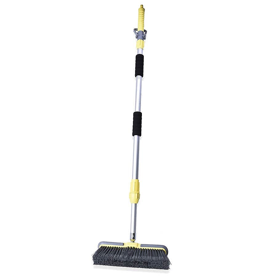 Water Broom Set (Includes Hard Wire Brush Head and Soft Wire Brush Head (L: 118-185 Cm)