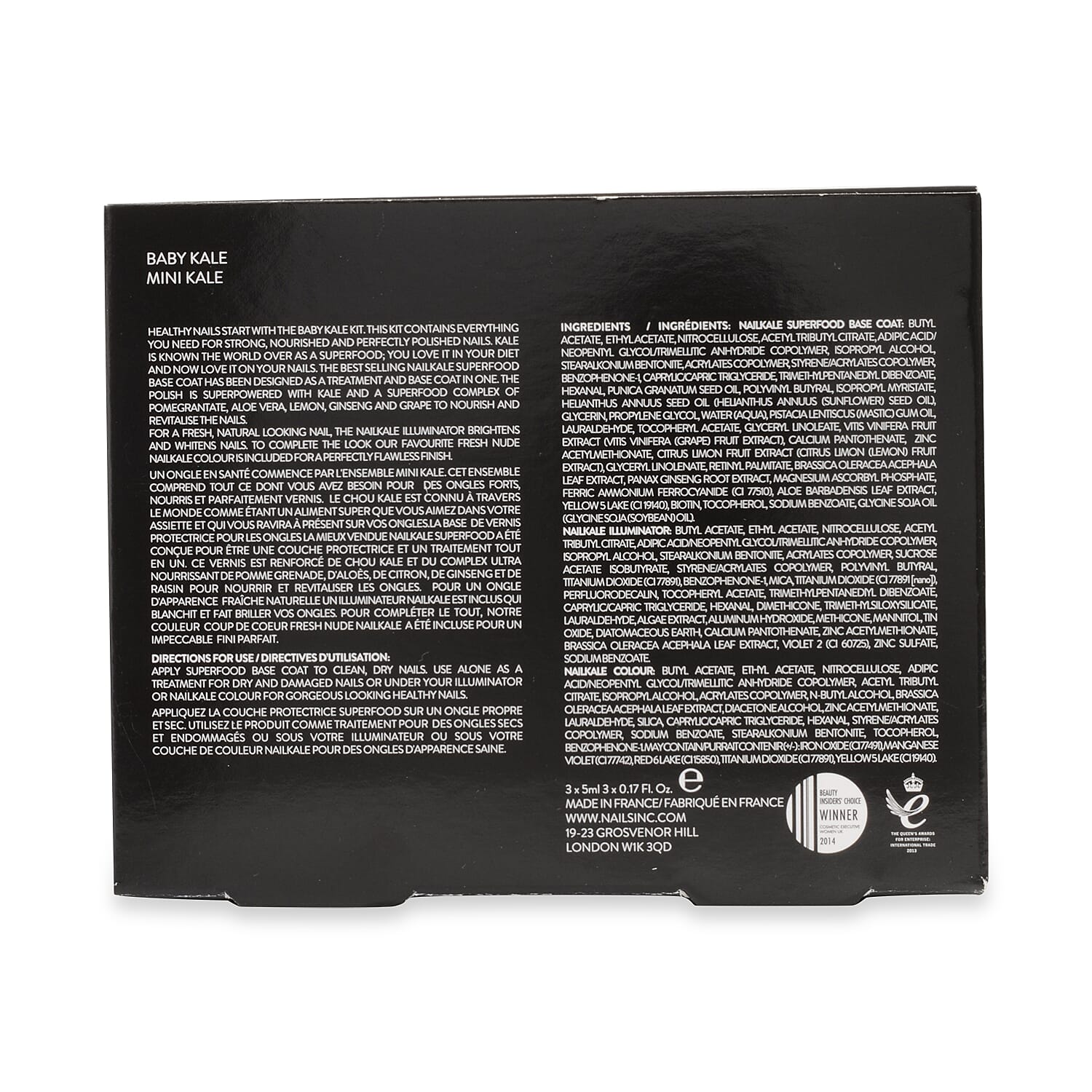 Nails Inc: Baby Kale Collection - 3 x 5ml polishes