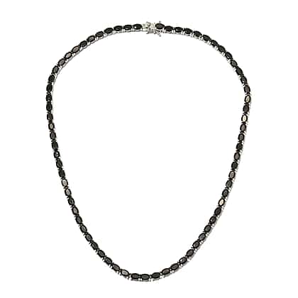Ct Elite Shungite Tennis Necklace in Platinum Plated