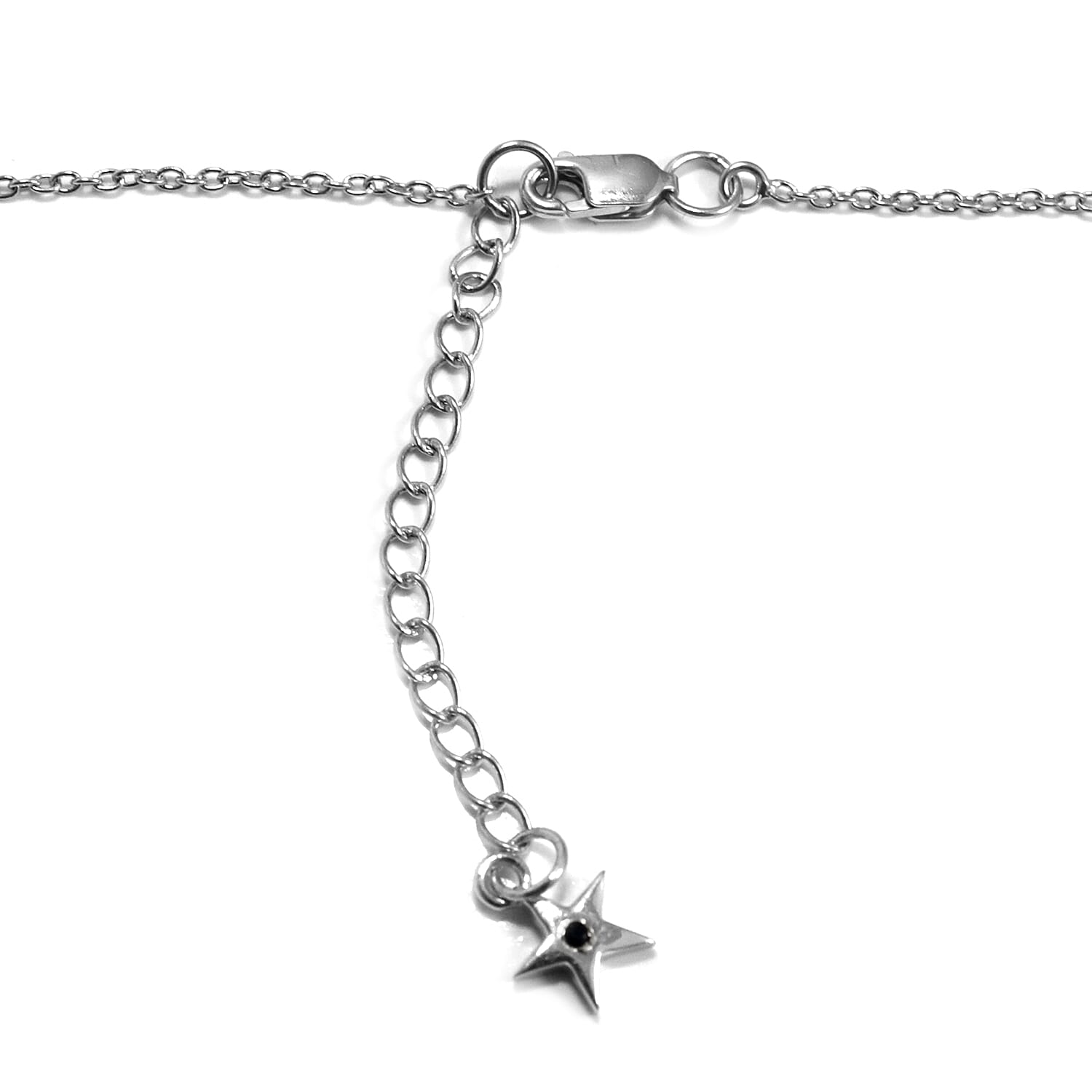 GP Polki Diamond and Blue Sapphire Necklace (Size 18 with 2 inch Extender) in Platinum Overlay Sterling Silver 2.03 Ct.