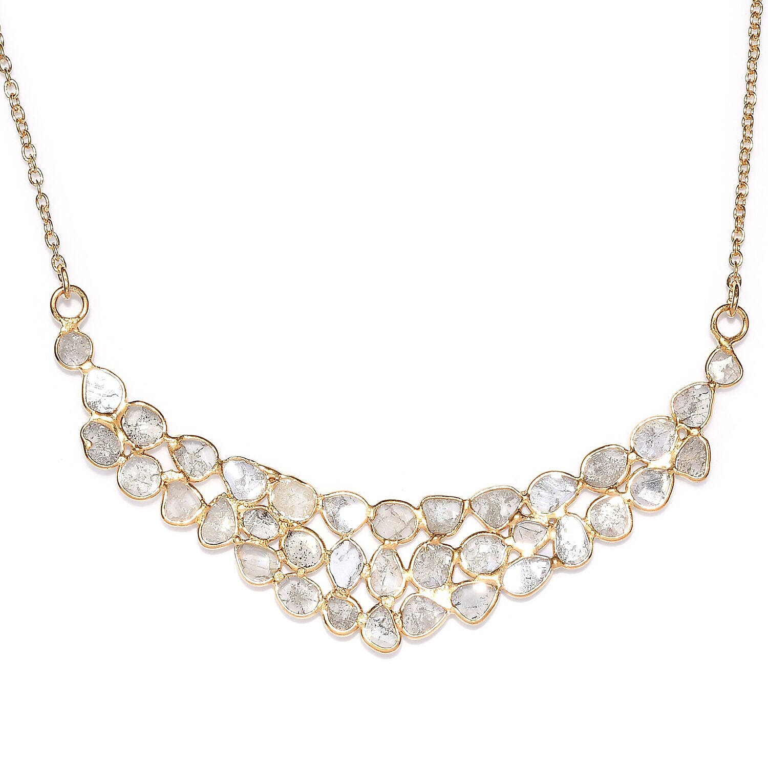 18 Inch Polki Diamond good Necklace