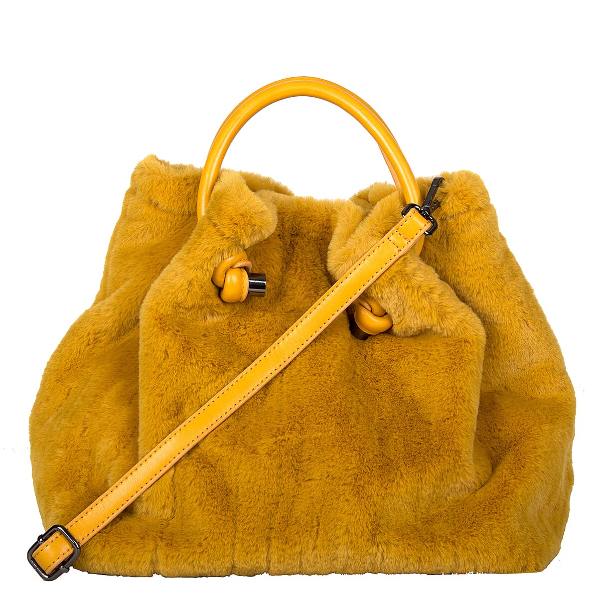 Bulaggi Collection- Viola Handbag (Size 28x27x14 Cm) - Mustard