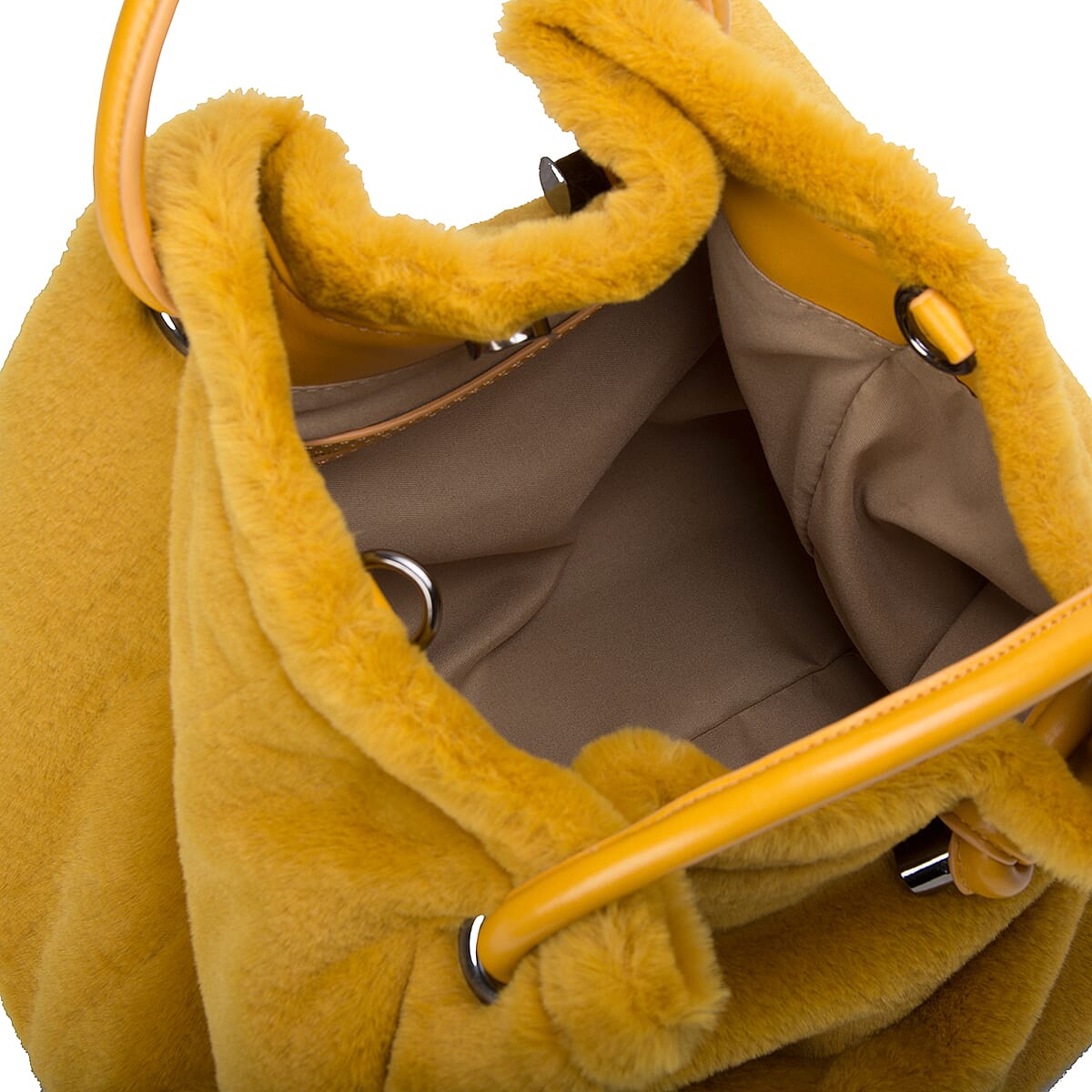 Bulaggi Collection- Viola Handbag (Size 28x27x14 Cm) - Mustard