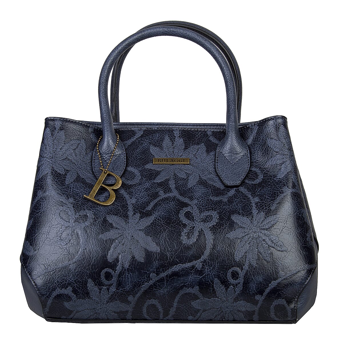 Bulaggi Collection- Rose Handbag (Size 27x23x12 Cm) - Dark Blue