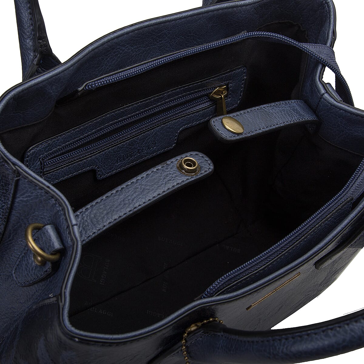 Bulaggi Collection- Rose Handbag (Size 27x23x12 Cm) - Dark Blue