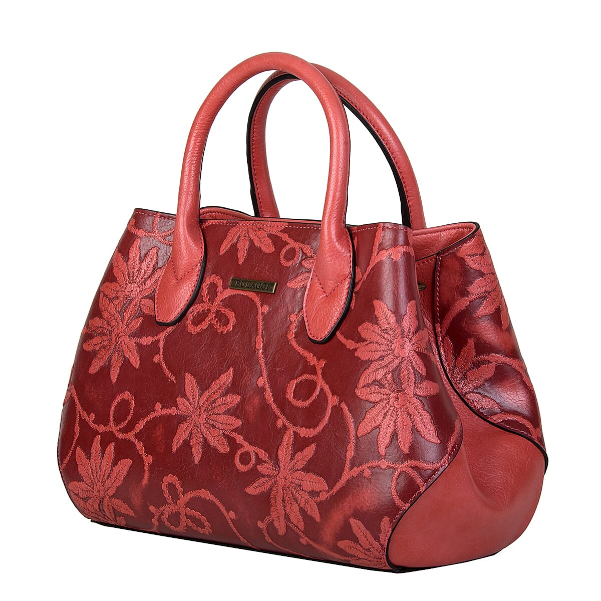 Bulaggi Collection- Rose Handbag (Size 27x23x12 Cm) - Red
