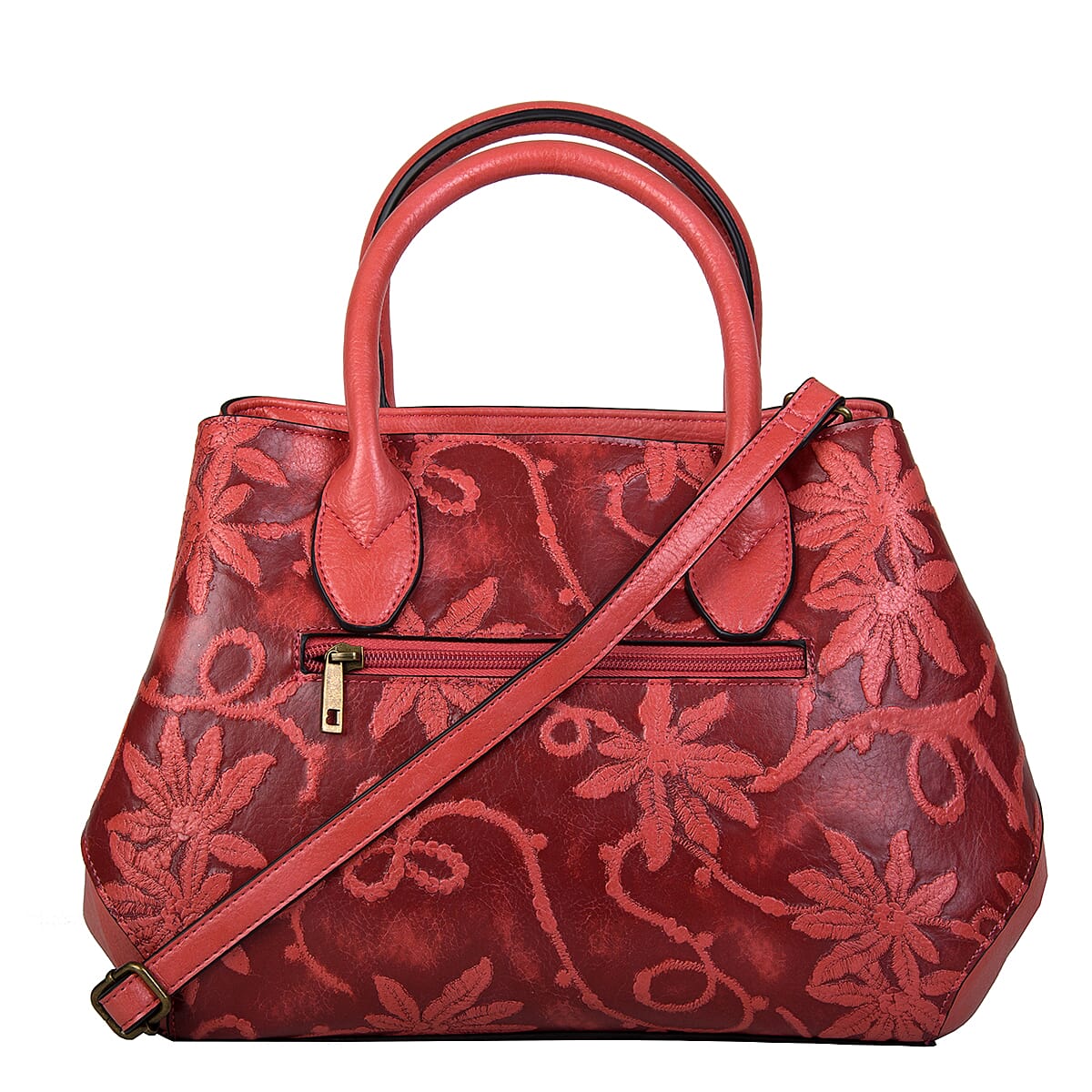 Bulaggi Collection- Rose Handbag (Size 27x23x12 Cm) - Red