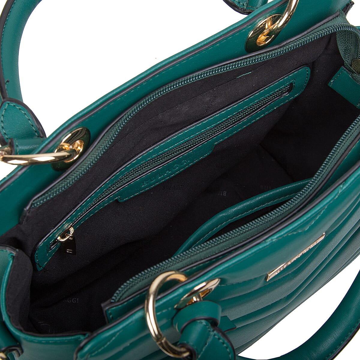 Bulaggi Collection- Calanthe Handbag (Size 27x23x10 Cm) - Green
