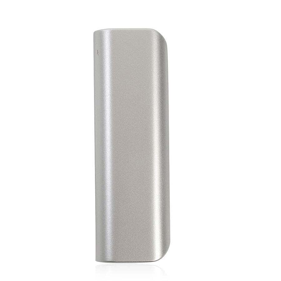 2600mAh Portable Power Bank - Silver