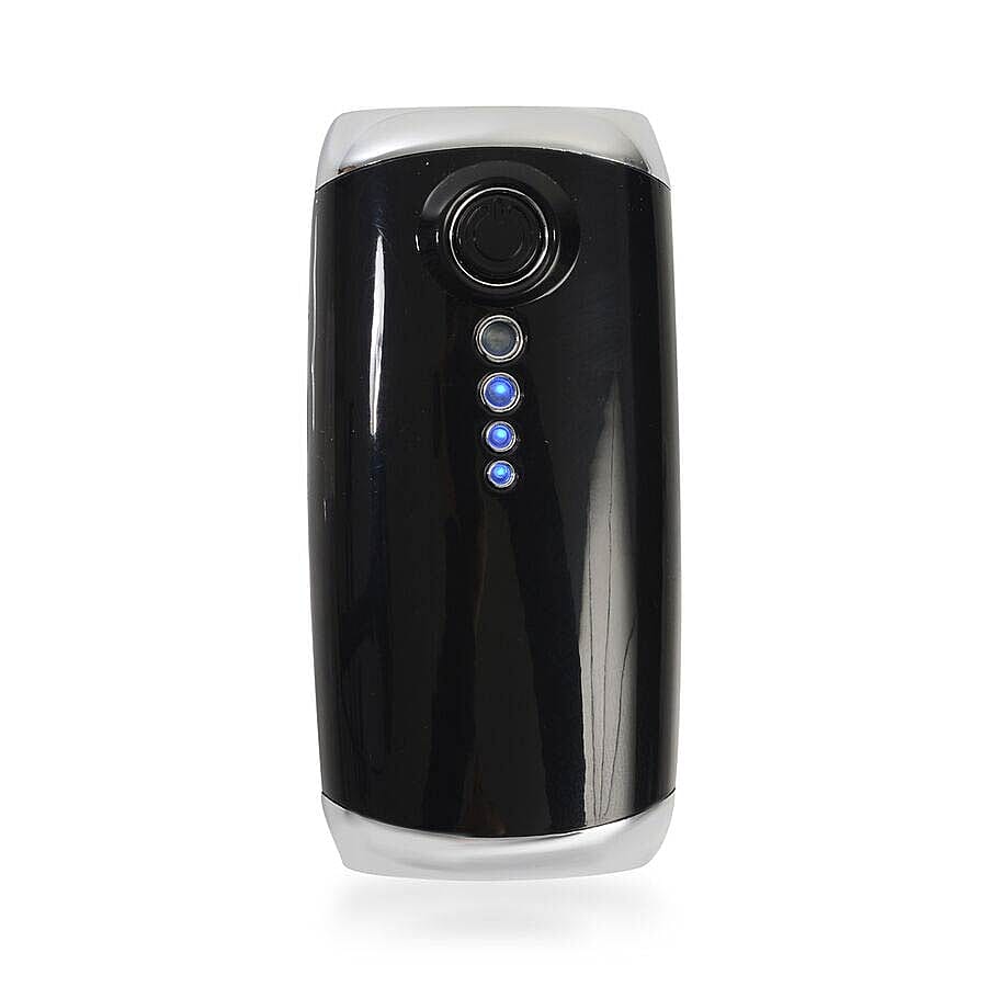 5600mAh Portable Power Bank with LED Torch - Black