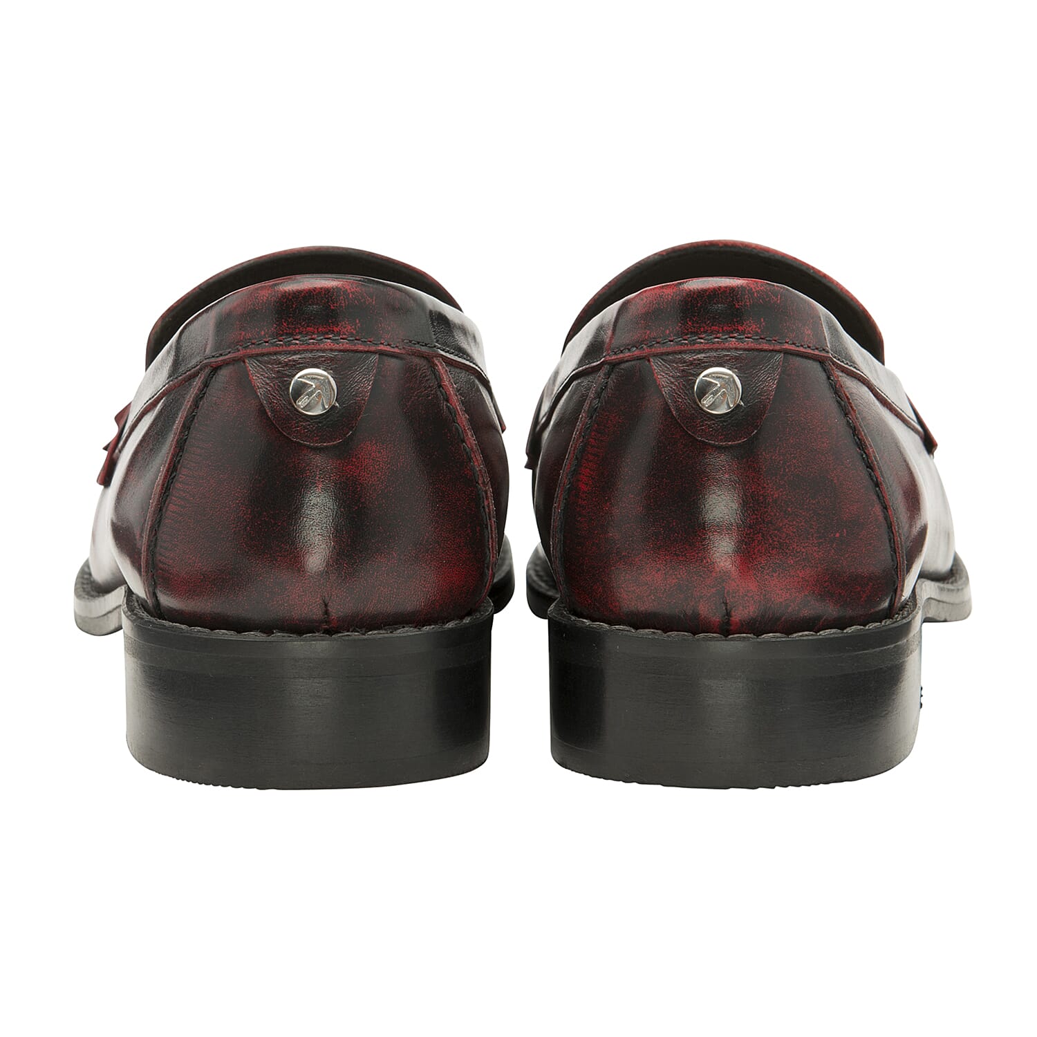 Ravel Bordo Levin Patent Leather Low Heel Loafers (Size 3)